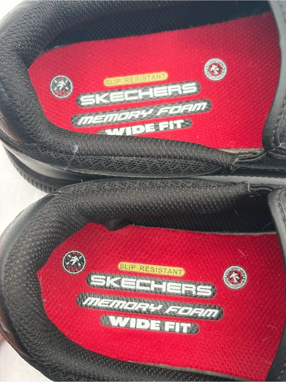 Skechers Work Relaxed Fit Nampa Groton Slip Resistant Shoes Black Men’s Size 9 W